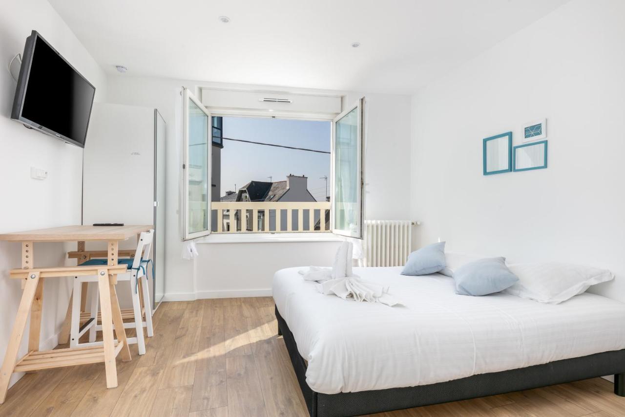 La Recouvrance : Chambre Spacieuse Avec Sdb Privative, Cuisine Et Salon Partages, Terrasse, Proche Facs Et Centre ブレスト エクステリア 写真