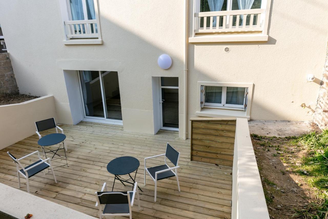 La Recouvrance : Chambre Spacieuse Avec Sdb Privative, Cuisine Et Salon Partages, Terrasse, Proche Facs Et Centre ブレスト エクステリア 写真